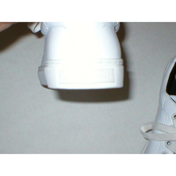 New Womens Shoes Fashion Casual Sneakers 9 White Leather Studs Rebecca Minkoff - Picture 6 of 7